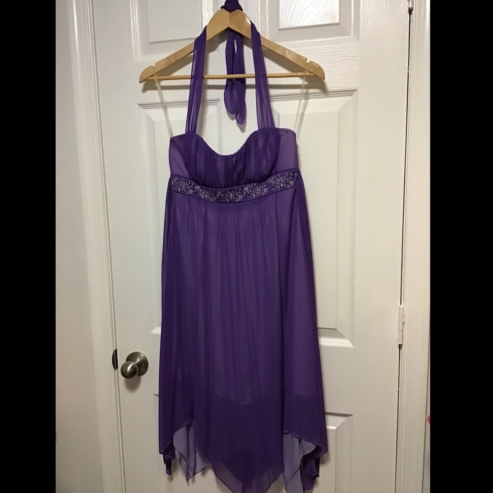 Purple formal dress (for teens or small figure)
